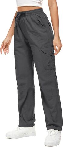 Womens Hiking Pants Quick Dry Lightweight UPF 50 Travel Golf Pants Work Camping Outdoor Cargo Pants Pockets in Saudi Arabia