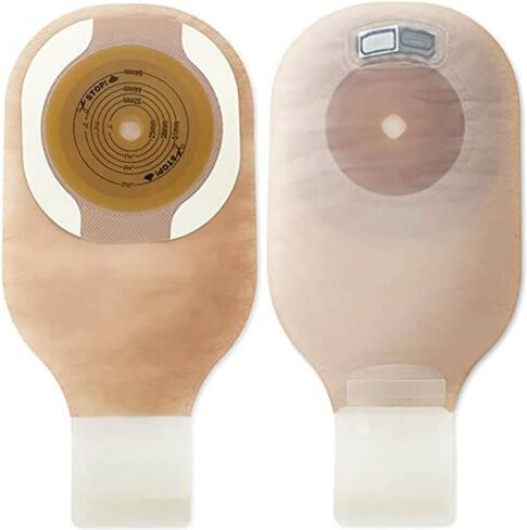 Premier Flextend Ostomy Pouch Drainable 2.125" Stoma 12"L 1pc System Beige 86711, 5 Ct in Kuwait