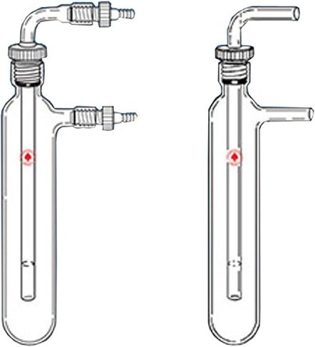 8746-38 Threaded Body Vacuum Trap, Glass Body Only, 60 mm Diameter, 250 mm Length, 14 mm OD Tube End Side Arm in Saudi Arabia
