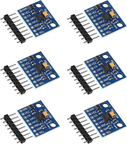 6PCS GY-291 ADXL345 3-Axis Digital Acceleration Gravity Tilt Module for IIC/SPI Transmission in Saudi Arabia
