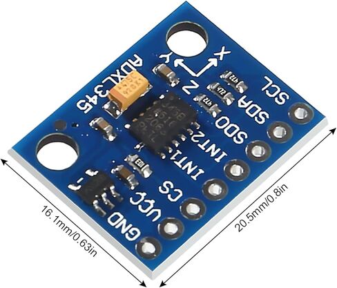 6PCS GY-291 ADXL345 3-Axis Digital Acceleration Gravity Tilt Module for IIC/SPI Transmission in Saudi Arabia