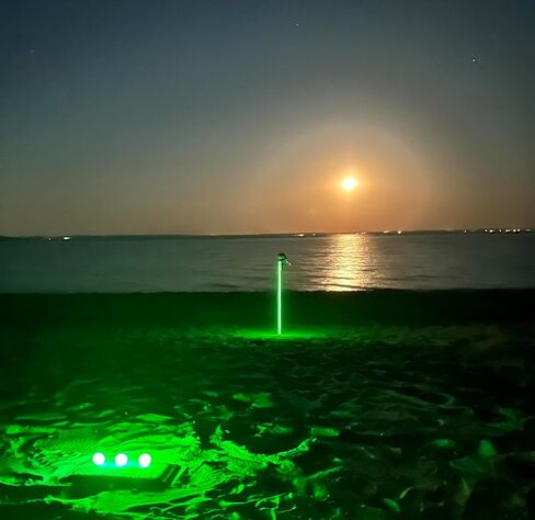 Glo-Pin Light Up Golf Flagstick Glow Golf Kit Game with Glow in the Dark LED Golf Balls (Blue) in Saudi Arabia
