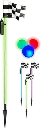 Glo-Pin Light Up Golf Flagstick Glow Golf Kit Game with Glow in the Dark LED Golf Balls (Blue) in Saudi Arabia