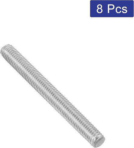uxcell 8Pcs Fully Threaded Rod, M4 x 65mm 304 Stainless Steel Right Hand Thread Bar Studs M4-0.7 Thread Pitch for Furniture Machinery Assembly in Saudi Arabia