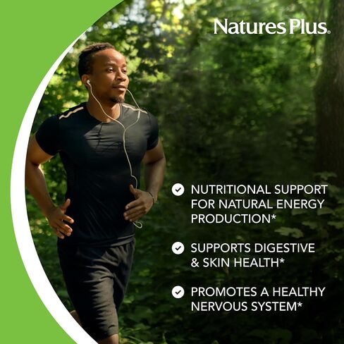 NaturesPlus Niacin - 100 مجم، 90 قرص نباتي - مكمل فيتامين B3 عالي الفعالية - خالي من الغلوتين - 90 وجبة in Saudi Arabia