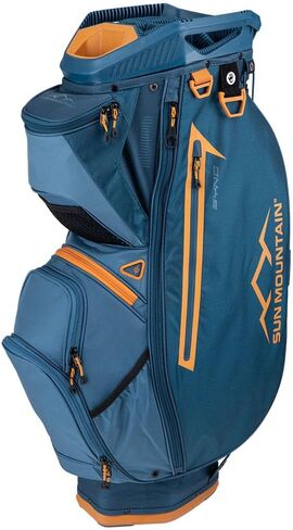 Sun Mountain 2024 Sync Golf Cart Bag Blue/Orange in Saudi Arabia