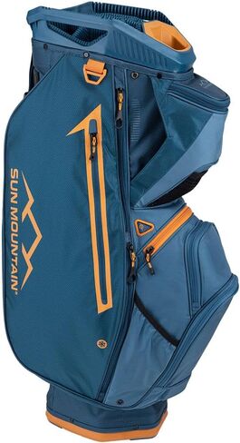 Sun Mountain 2024 Sync Golf Cart Bag Blue/Orange in Saudi Arabia