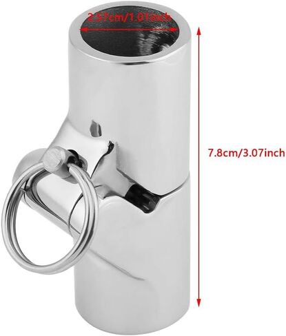 Aramox Marine Tube Connector, Marine Stainless Steel Folding Swivel Coupling Tube Pipe Connector Boat Hardware Fitting (22mm) in Saudi Arabia