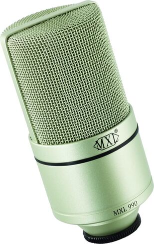 MXL 990/991 Large and Small Diaphragm Condenser Microphone Bundle Project/Home Studio Recording | XLR | Cardiod (Champagne) in Saudi Arabia