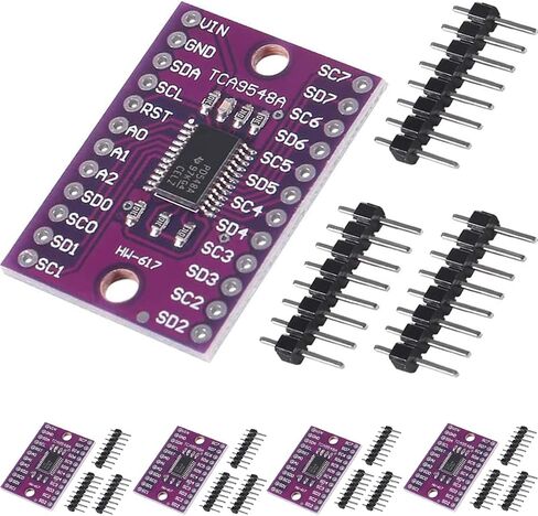 5PCS TCA9548A IIC Multiplexer Breakout Board 400kHz 1.8V - 5V 8 Channel I2C Communication Switch Development Expansion Board with Reset for Arduino in Saudi Arabia