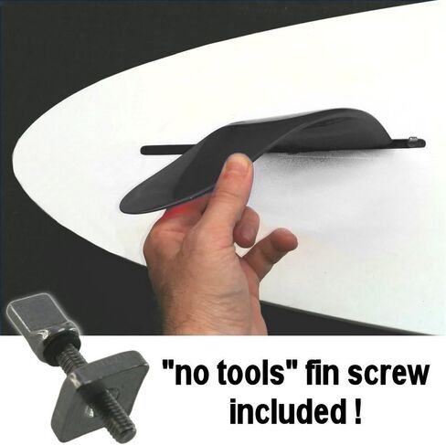 9" US box center Race + cruise + surf SUP fin Safety Flex Soft for longboard airSUP Paddleboard by saruSURF in Saudi Arabia
