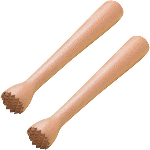 Wooden Muddler for Cocktails 10 Inch, Home and Bar Muddler for Mojitos, Fruit Drinks, Sturdy Wood, Professional Bar Tool in Saudi Arabia