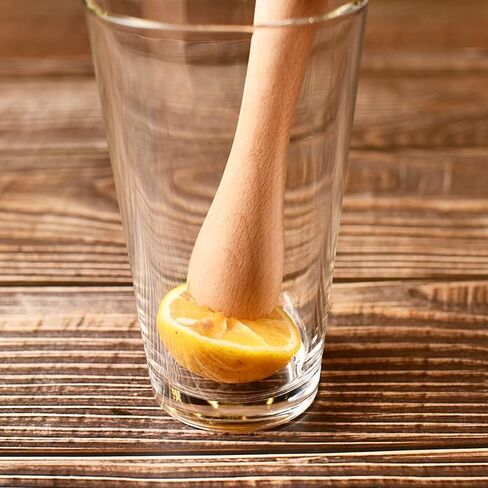 Wooden Muddler for Cocktails 10 Inch, Home and Bar Muddler for Mojitos, Fruit Drinks, Sturdy Wood, Professional Bar Tool in Saudi Arabia