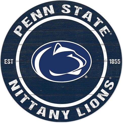 لافتة دائرية خارجية من Penn State Nittany Lions مقاس 20 بوصة × 20 بوصة، لون الفريق in Saudi Arabia