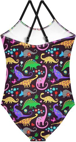 Girls One Piece Swimsuit Bathing Suit Beachwear 3-10T in Kuwait