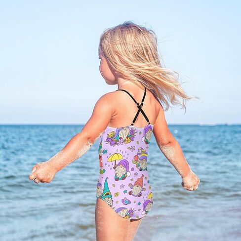 Girls One Piece Swimsuit Bathing Suit Beachwear 3-10T in Kuwait
