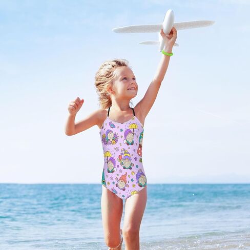 Girls One Piece Swimsuit Bathing Suit Beachwear 3-10T in Kuwait