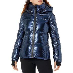 Women's Metallic Kylie Puffer Coat