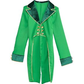 amscan Green Leprechaun Tailcoat for Adults, St. Patrick's Day, One Size