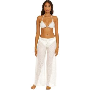 Becca by Rebecca Virtue Ibiza Beach Crochet Pants Cover-Up