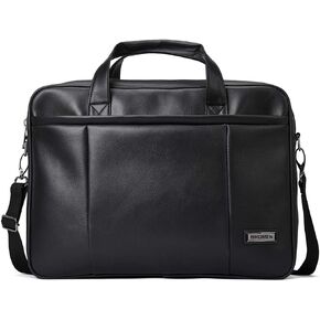 BROMEN Leather Briefcase for Men 15.6 inch Laptop Messenger Bag Expandable Large Capacity Business Duffle Travel Bag in Kuwait