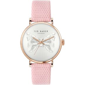 Ted Baker Ladies Pink Lizard Leather Strap Watch (Model: BKPPHS3029I)