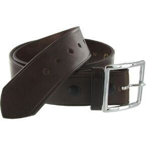 Boston Leather 1.75in. Leather Garrison Belt | 54 Brown in Kuwait