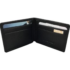 Osgoode Marley RFID Ultra Mini Thinfold Mens Bifold Wallet - Black