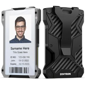 محفظة Airtag للرجال، محفظة نحيفة وبسيطة تحجب RFID، محفظة معدنية مع مشبك للنقود، حامل لبطاقات الائتمان، محفظة تكتيكية مع حامل Airtag...