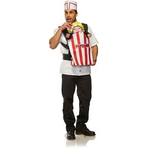 Seeing Red Popcorn & Movie Usher Size O/S Includes Hat, Bow Tie, Headpiece, Carrier Cover