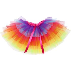 SHU-SHI Girls Tulip Princess Fairy Tutu Dress Up Costume Kids Party Outfit Pink