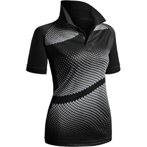 CLOVERY Women's Active Wear Short Sleeve Shirt