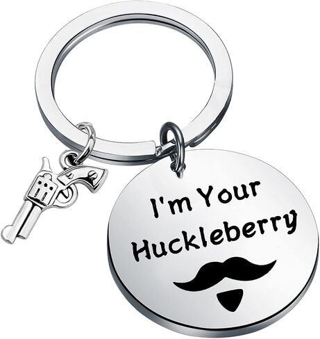 WUSUANED Cowboy Movie Quote Keychain Western Moustache Movie jewelry Gift For Movie Fan in Saudi Arabia