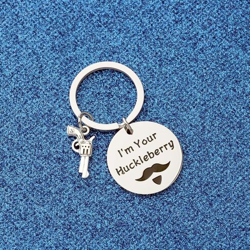 WUSUANED Cowboy Movie Quote Keychain Western Moustache Movie jewelry Gift For Movie Fan in Saudi Arabia
