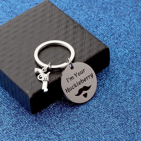 WUSUANED Cowboy Movie Quote Keychain Western Moustache Movie jewelry Gift For Movie Fan in Saudi Arabia