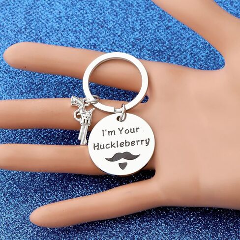 WUSUANED Cowboy Movie Quote Keychain Western Moustache Movie jewelry Gift For Movie Fan in Saudi Arabia