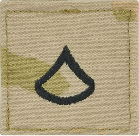 Army Private First Class Rank OCP With Hook And Loop, Red, One size in Saudi Arabia