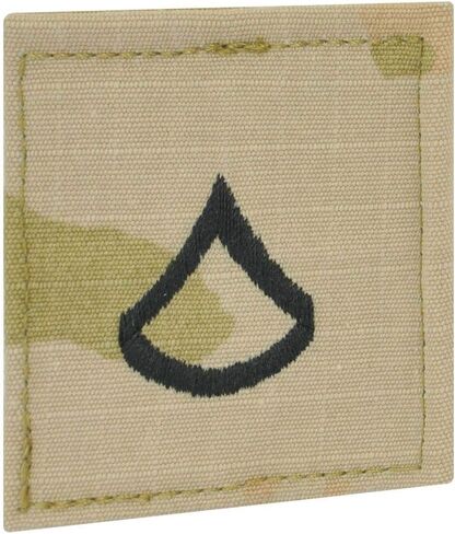 Army Private First Class Rank OCP With Hook And Loop, Red, One size in Saudi Arabia