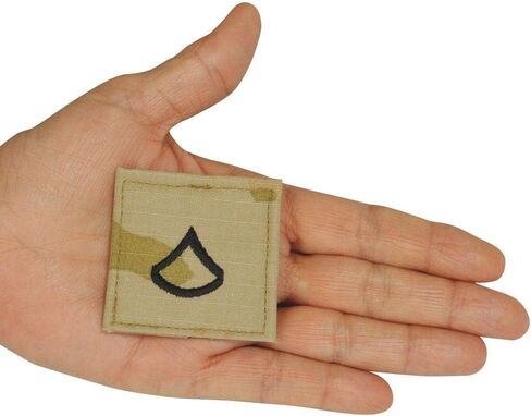 Army Private First Class Rank OCP With Hook And Loop, Red, One size in Saudi Arabia