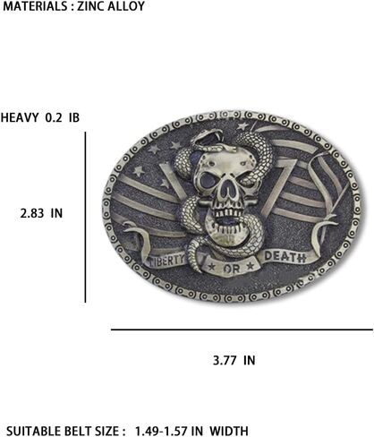 مشبك حزام على شكل جمجمة على الطراز الغربي - أحزمة رعاة البقر للرجال والنساء، مثالية لإضافة لمسة جريئة إلى ملابسك... in Kuwait