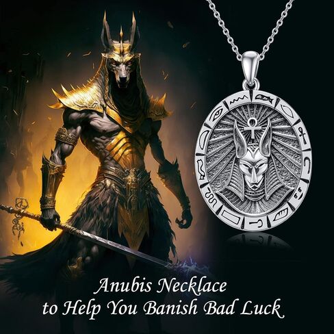 قلادة Onefinity St Michael/Nefertiti/Anubis/Ankh/Mary/Medusa/Jesus/Lolita Skull 925 من الفضة الاسترليني قلادة الملاك قلادة السنوات الجديدة هدايا مجوهرات للرجال والنساء in Saudi Arabia