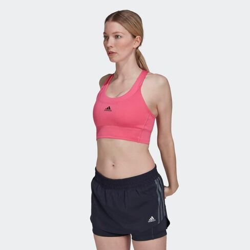adidas womens Running Medium Support Pocket Bra Sports Bra in Saudi Arabia