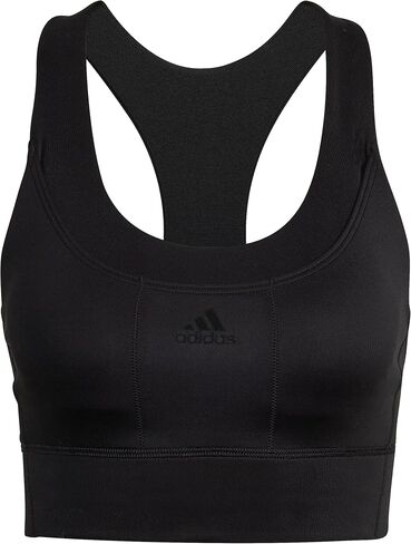 adidas womens Running Medium Support Pocket Bra Sports Bra in Saudi Arabia