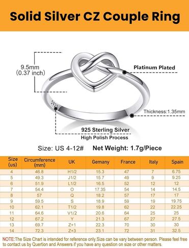 Bestyle 925 Sterling Silver Ring for Women, Minimalist Claddagh Ring Celtic Knot Ring for Women, Irish Promise Wedding Band, Gold/Rose Gold Vermeil Women Band Ring, Stackable, Gift for Her in Kuwait