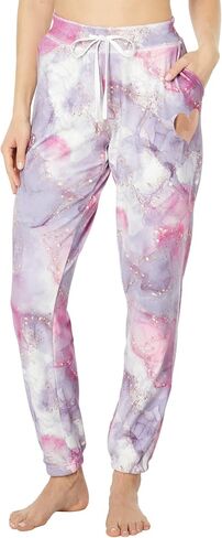 PJ Salvage womens Loungewear Marble Mayhem Banded Pant Pajama Bottom in Saudi Arabia