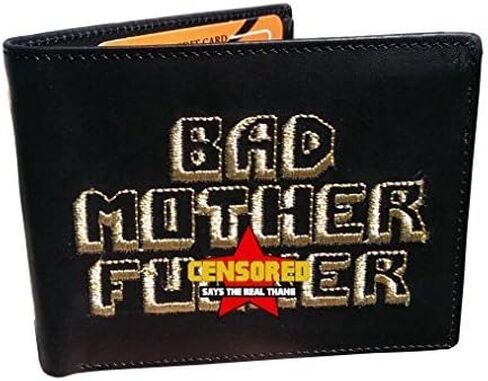 BMF Embroidered Genuine Leather Wallet GOLD Version Authentic in Saudi Arabia