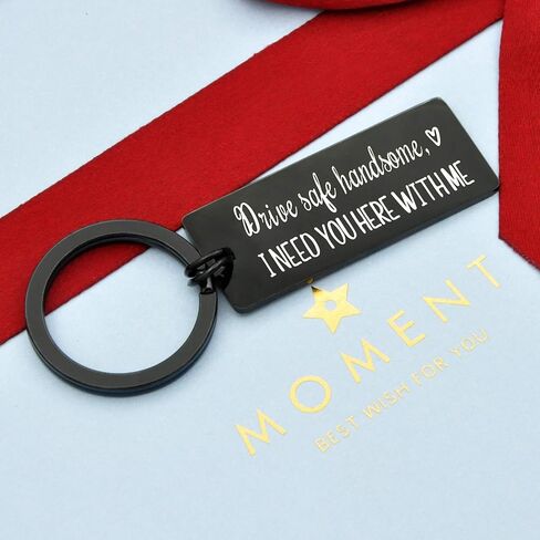 سلسلة مفاتيح درايف سيف بعبارة I Need You Here With Me Gifts for Boyfriend I Love You Gift for Husband Birthday Gift in Kuwait