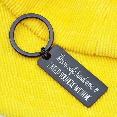سلسلة مفاتيح درايف سيف بعبارة I Need You Here With Me Gifts for Boyfriend I Love You Gift for Husband Birthday Gift in Kuwait