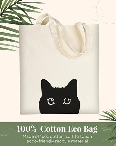 Canvas Tote Bag Aesthetic for Women, Cute Reusable Cloth Cotton Bags for Shopping School Beach Trendy Gifts in Kuwait