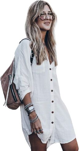 ملابس السباحة النسائية المثيرة للشاطئ، قميص بيكيني للشاطئ، ملابس السباحة، فستان الشاطئ in Kuwait